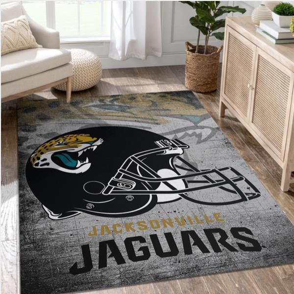 Jacksonville Jaguars Rug NFL Area Rug Bathroom Rug Indoor Indoor Rug Rectangle Carpet