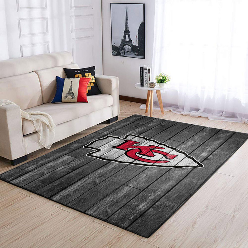 Kansas City Chiefs Area Rug NFL Area Rug Bedroom Rug Indoor Rug Rectangle Carpet