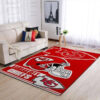 kansas city chiefs rug bath rug floor rug regtangle carpet home decor ver 973