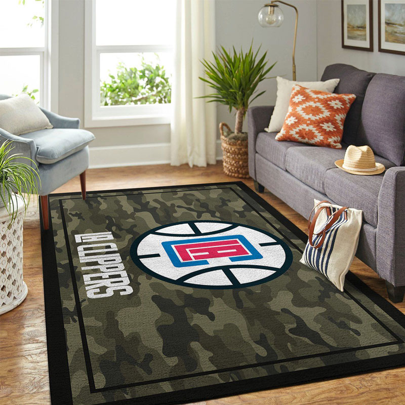 La Clippers Rug NBA Area Rug Bathroom Rugs Indoor Rug Rectangle Carpet