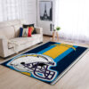 los angeles chargers area rug bathroom rug floor rug regtangle carpet home decor ver 1082