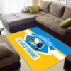 los angeles chargers area rugs bathroom rug floor rug regtangle carpet home decor ver 1098