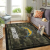 los angeles chargers rug bathroom rug floor rug regtangle carpet home decor ver 1137