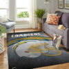los angeles chargers rug living room rug floor rug regtangle carpet home decor ver 1149