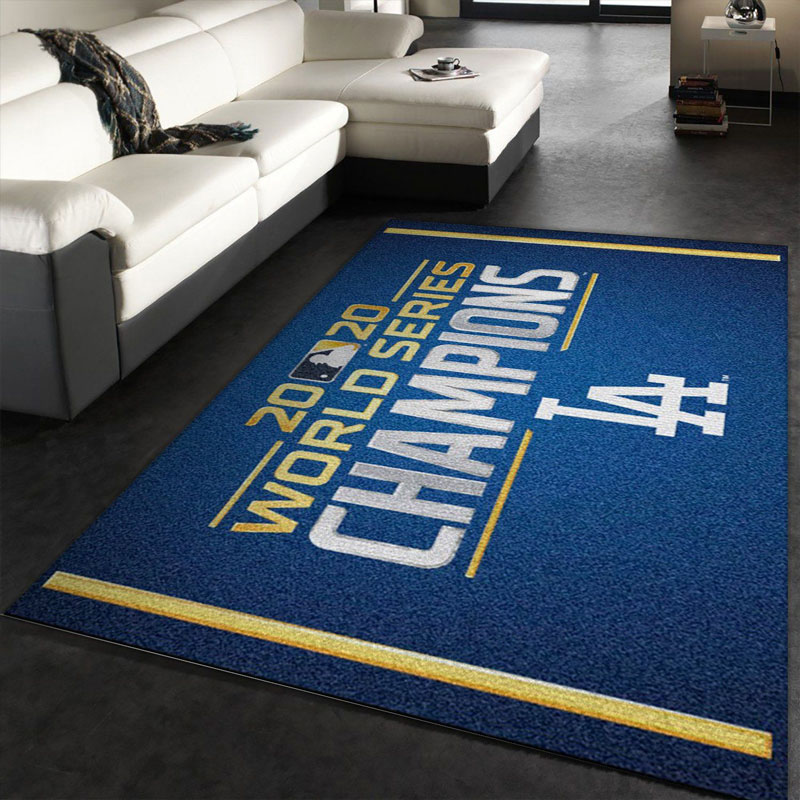 Los Angeles Dodgers Area Rug MLB Area Rug Bedroom Rug Indoor Rug Rectangle Carpet