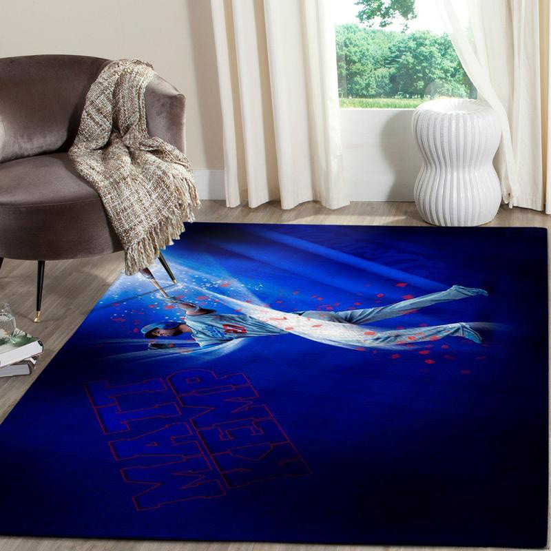 Los Angeles Dodgers Rug MLB Area Rug Dining Room Rug Indoor Indoor Rug Rectangle Carpet