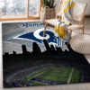 los angeles rams area rug bathroom rug floor rug regtangle carpet home decor ver 1160