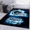 los angeles rams area rug living room rug floor rug regtangle carpet home decor ver 1161