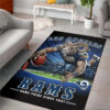 los angeles rams area rugs bathroom rug floor rug regtangle carpet home decor ver 1180