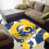los angeles rams area rugs living room rug floor rug regtangle carpet home decor ver 1190