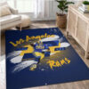 los angeles rams rug bathroom rug floor rug regtangle carpet home decor ver 1210