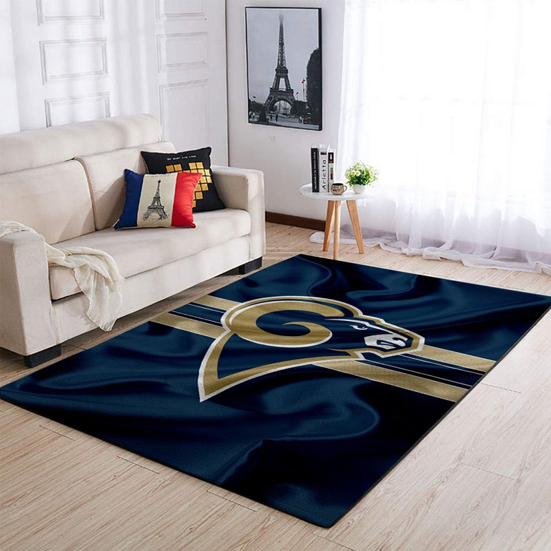Los Angeles Rams Area Rug NFL Area Rug Bedroom Area Rug Indoor Rug Rectangle Carpet