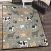 Mammal Playroom Rug Farm Animals Rug 3 mammal playroom rug farm animals rug
