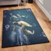marine turtles washable area rugs sea turtle carpet