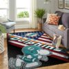miami dolphins area rug bath rug floor rug regtangle carpet home decor ver 1237