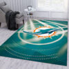 miami dolphins area rug living room rug floor rug regtangle carpet home decor ver 1245