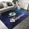 Miami Dolphins Area Rug NFL Area Rug Bedroom Rug Indoor Rug Rectangle Carpet 3 miami dolphins carpet bath rug floor rug regtangle carpet home decor ver 1251