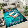miami dolphins carpet living room rug floor rug regtangle carpet home decor ver 1262