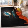 miami dolphins carpet living room rug floor rug regtangle carpet home decor ver 1263