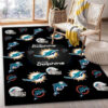 miami dolphins rug bath rug floor rug regtangle carpet home decor ver 1272