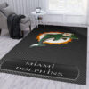 miami dolphins rug living room rug floor rug regtangle carpet home decor ver 1280