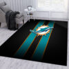 miami dolphins rug living room rug floor rug regtangle carpet home decor ver 1284