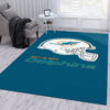 miami dolphins rug living room rug floor rug regtangle carpet home decor ver 1288