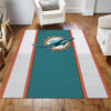 miami dolphins rug living room rug floor rug regtangle carpet home decor ver 1289