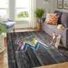 miami marlins rug living room carpet regtangle carpet floor decor home decor ver 222