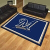 milwaukee brewers rug living room carpet regtangle carpet floor decor home decor ver 232