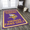 minnesota vikings carpet living room rug floor rug regtangle carpet home decor ver 1350