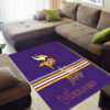 minnesota vikings rug living room rug floor rug regtangle carpet home decor ver 1369