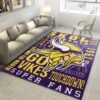 Minnesota Vikings Area Rug NFL Area Rug Dining Room Rugs Indoor Rug Rectangle Carpet 3 minnesota vikings rug living room rug floor rug regtangle carpet home decor ver 1381