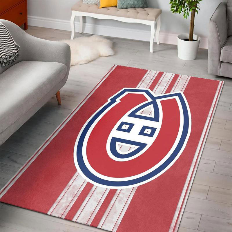 Montreal Canadiens Rug NHL Area Rug Bathroom Rugs Indoor Indoor Rug Rectangle Carpet