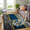 Nashville Predators Area Rug NHL Area Rug Kitchen Rug Indoor Indoor Rugs Rectangle Carpet 3 nashville predators rug living room carpet regtangle carpet floor decor home decor ver 208
