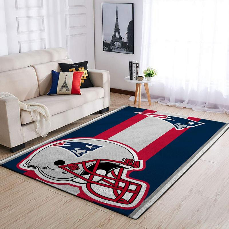 New England Patriot Area Rug NFL Area Rug Kitchen Rug Indoor Rugs Rectangle Carpet