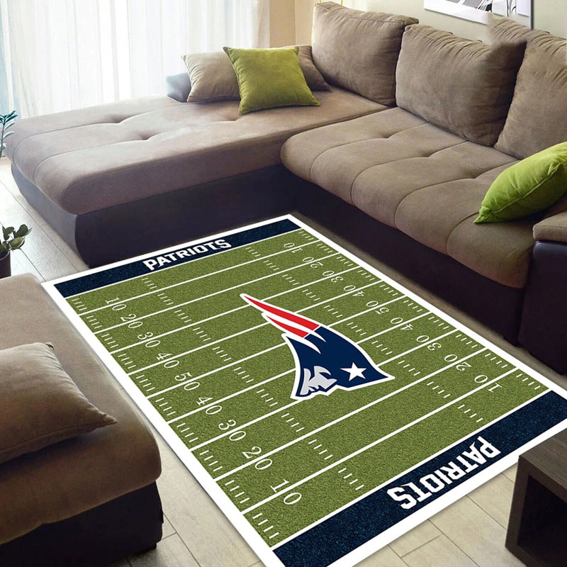 New England Patriot Area Rug NFL Area Rug Bedroom Area Rug Indoor Indoor Rug Rectangle Carpet