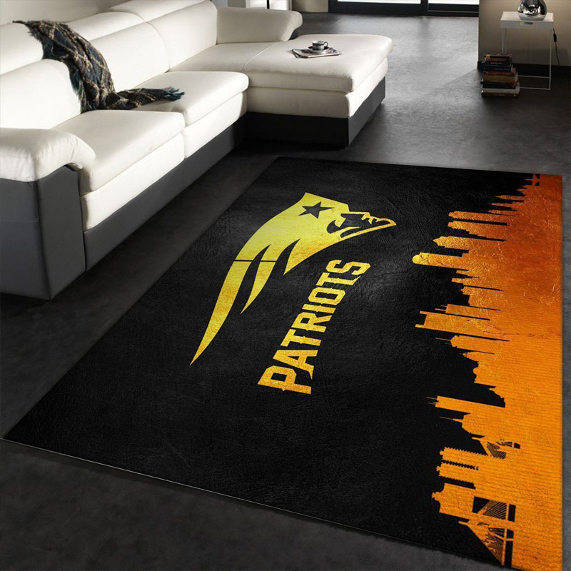 New England Patriot Rug NFL Area Rug Bedroom Area Rug Indoor Rugs Rectangle Carpet