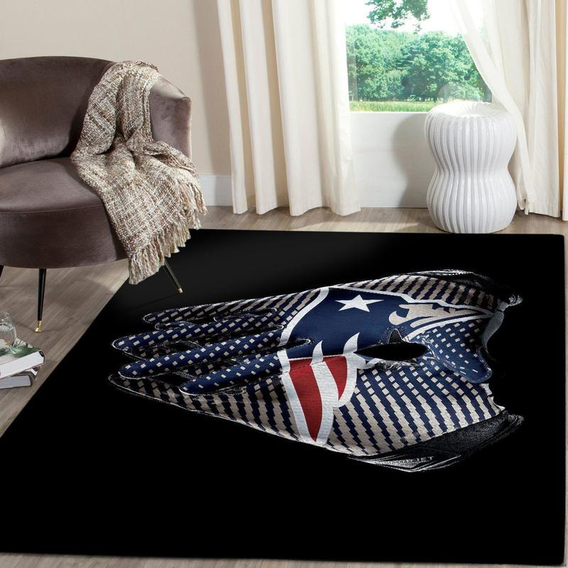 New England Patriot Area Rug NFL Area Rug Kitchen Rug Indoor Rug Rectangle Carpet
