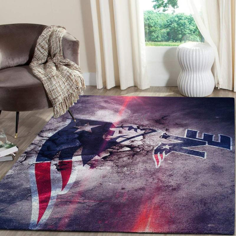 New England Patriot Rug NFL Area Rug Kitchen Rug Indoor Rug Rectangle Carpet