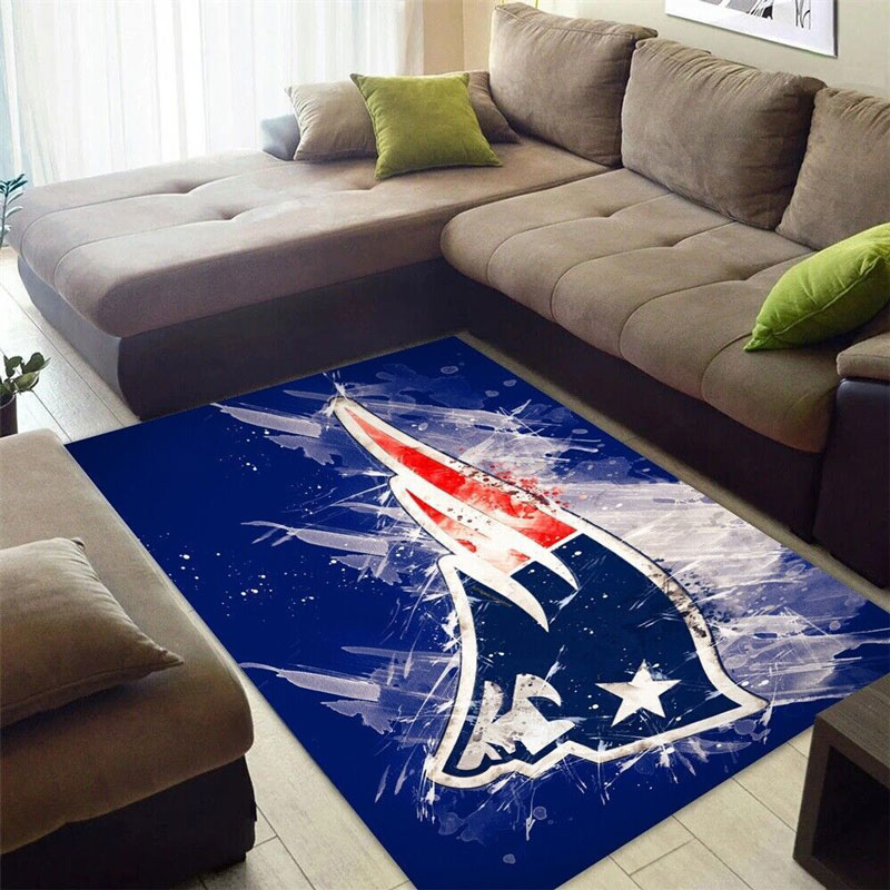 New England Patriot Rug NFL Area Rug Bathroom Rugs Indoor Rugs Rectangle Carpet