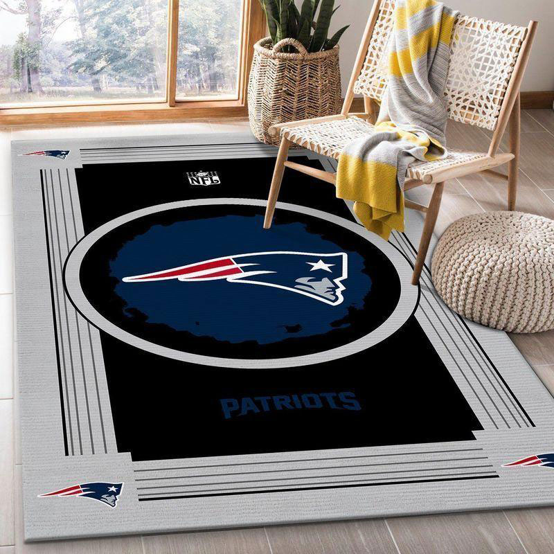 New England Patriot Area Rug NFL Area Rug Bedroom Rug Indoor Rugs Rectangle Carpet