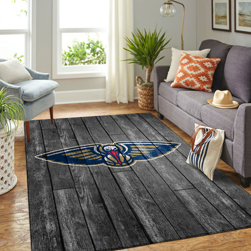 New Orleans Pelicans Area Rug NBA Area Rug Living Room Rug Indoor Rug Rectangle Carpet