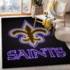 New Orleans Saints Area Rug NFL Area Rug Living Room Rug Indoor Indoor Rug Rectangle Carpet 3 new orleans saints rugs bathroom rug floor rug regtangle carpet home decor ver 1496