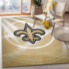New Orleans Saints Area Rug NFL Area Rug Living Room Rug Indoor Indoor Rug Rectangle Carpet 4 new orleans saints rugs bathroom rug floor rug regtangle carpet home decor ver 1499