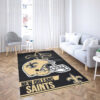 New Orleans Saints Area Rug NFL Area Rug Dining Room Rug Indoor Indoor Rug Rectangle Carpet 4 new orleans saints rugs bathroom rug floor rug regtangle carpet home decor ver 1500