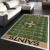 New Orleans Saints Area Rug NFL Area Rug Living Room Area Rug Indoor Indoor Rug Rectangle Carpet 3 new orleans saints rugs bathroom rug floor rug regtangle carpet home decor ver 1501