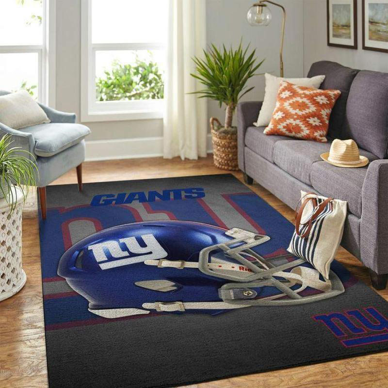 New York Giants Rug NFL Area Rug Bathroom Rugs Indoor Rugs Rectangle Carpet