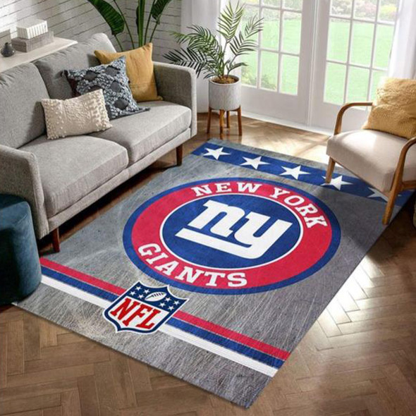 New York Giants Area Rug NFL Area Rug Bedroom Area Rug Indoor Indoor Rug Rectangle Carpet