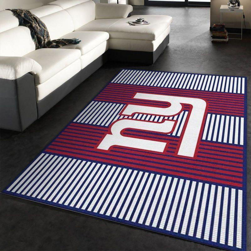 New York Giants Area Rug NFL Area Rug Bathroom Rug Indoor Indoor Rug Rectangle Carpet